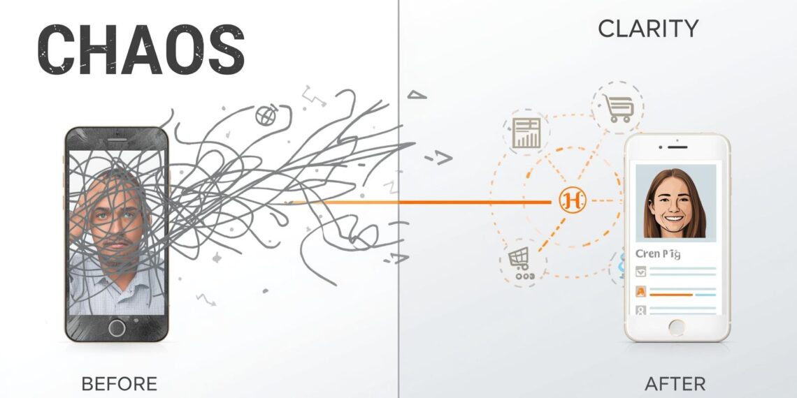 Do Caos à Clareza: Como uma Bio Page Estratégica Transforma a Jornada do seu Cliente