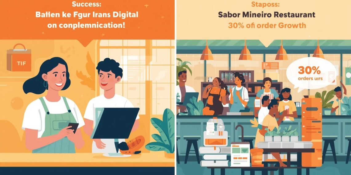 Case de Sucesso: Como o Restaurante Sabor Mineiro Digitalizou seu Atendimento e Aumentou os Pedidos em 30%